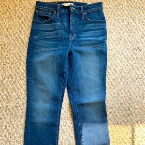 Madewell Petite Curvy High Rise Skinny Jeans 28
